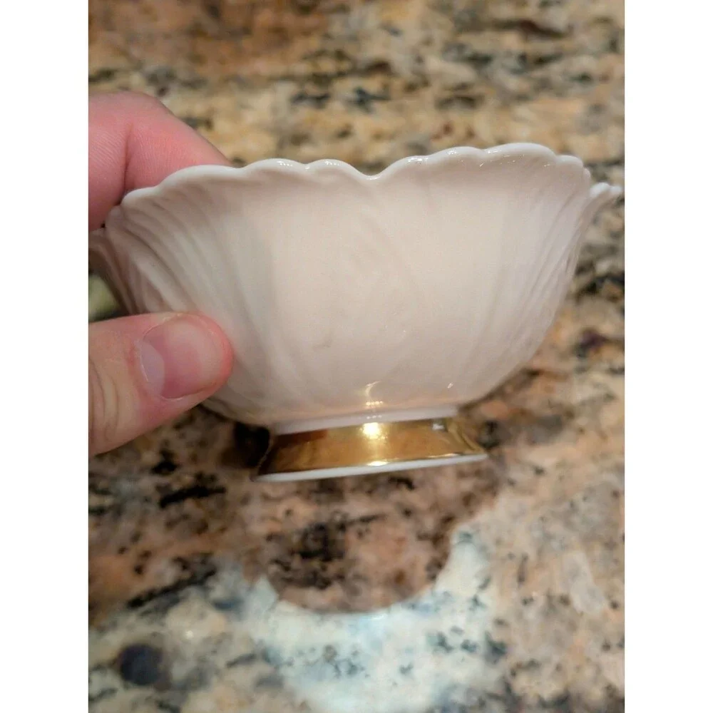 Vintage Lenox Ivory Gold Bowls Set of 3 Saybrooke Sylvan Dorian USA